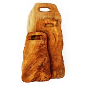 TEAK CHOPPING BOARDS (SIZES PRICES VARY)